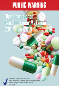 Public Warning Obat Tradisional dan Suplemen Makanan 2001 - Juni 2010