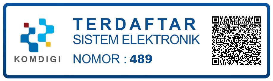 Terdaftar Sistem Elektronik Komdigi Nomor 489