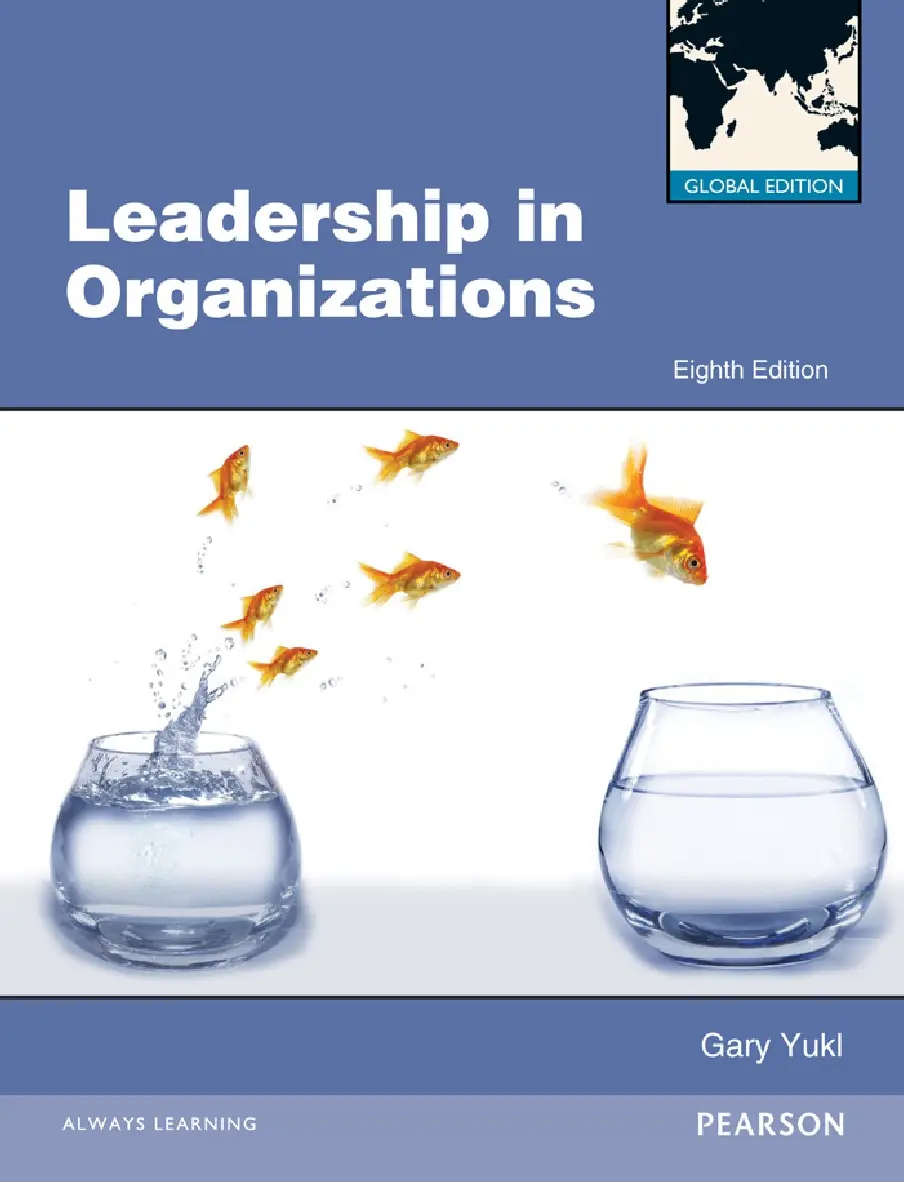 Leadership In Organizations : Global Edition