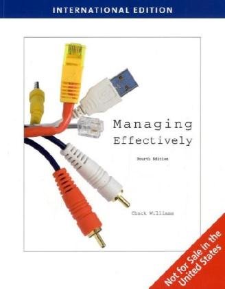 Managing Effectively