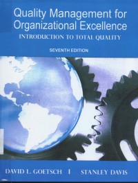 Quality Management for Organizational Excellence Introduction to Total Quality