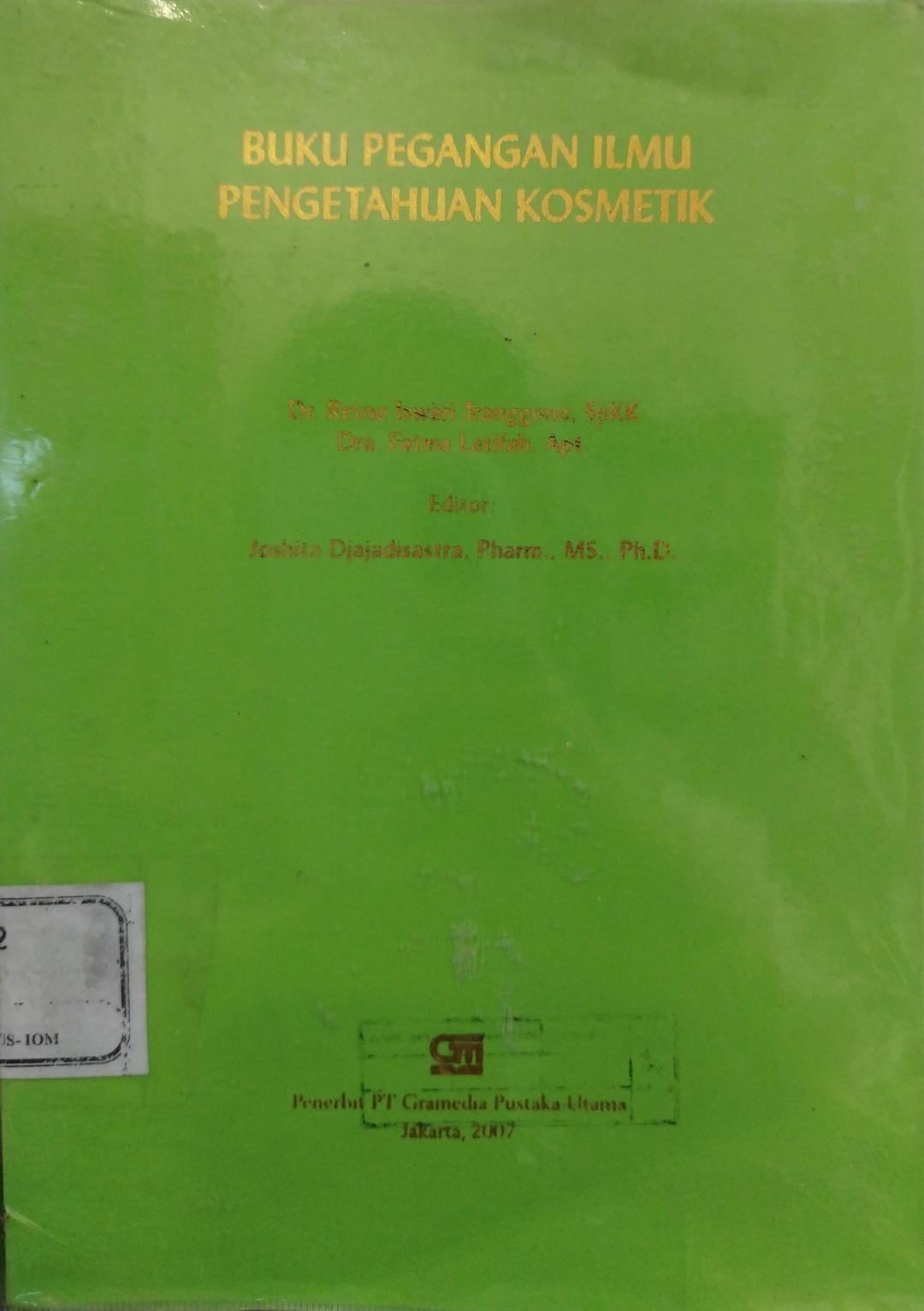 BUKU PEGANGAN ILMU PENGETAHUAN KOSMETIK