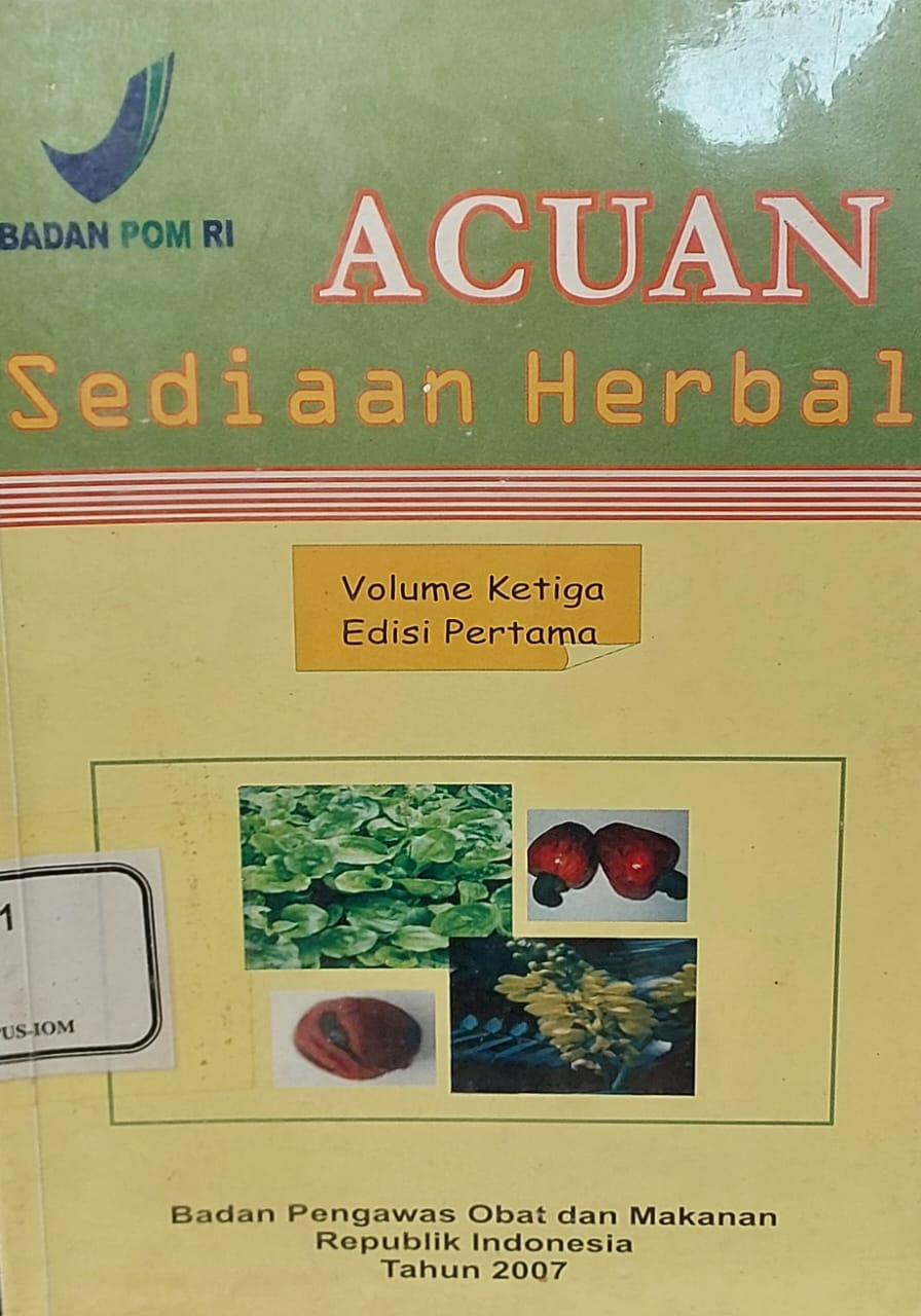 Acuan Sediaan Herbal Vol: 3