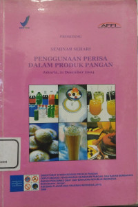Image of Prosiding Seminar Sehari: Penggunaan Perisa dalam Produk Pangan